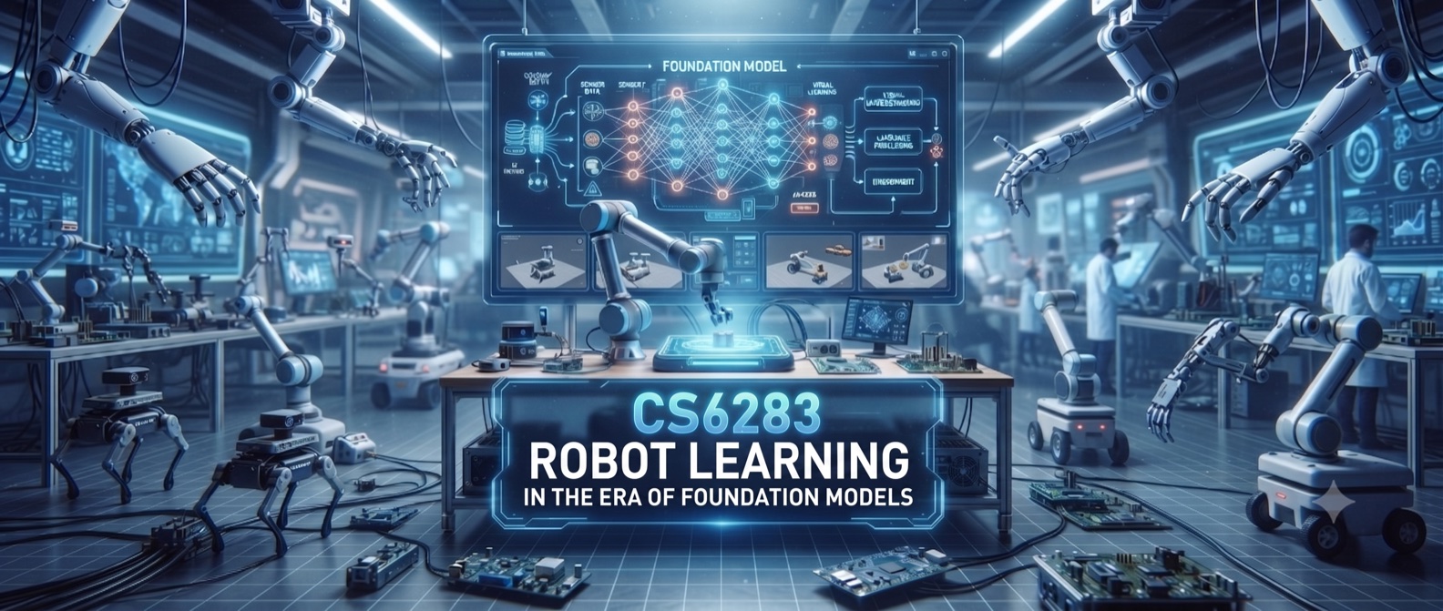 CS 6283: Robot Learning in the Era of Foundation Models