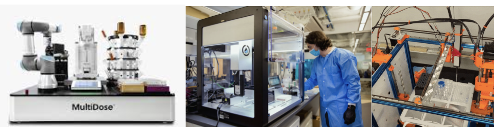 Today's lab automation systems: MultiDose and enclosed workstations